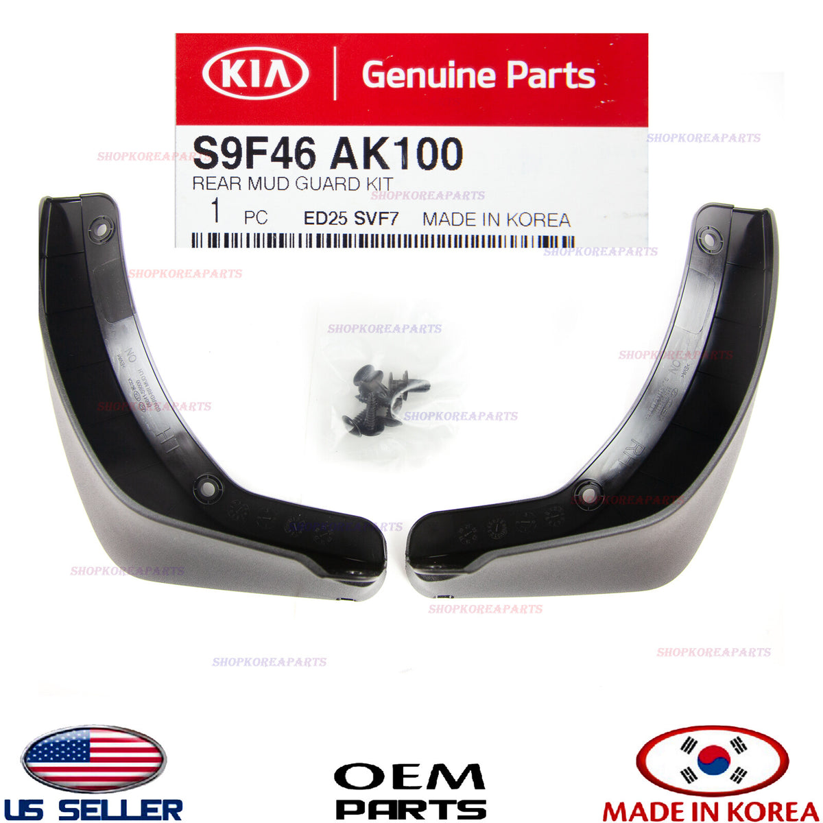 GENUINE Mud Guards Flaps Splash Shield REAR 2pcs ⭐OEM⭐ KIA TELLURIDE 2020-2022