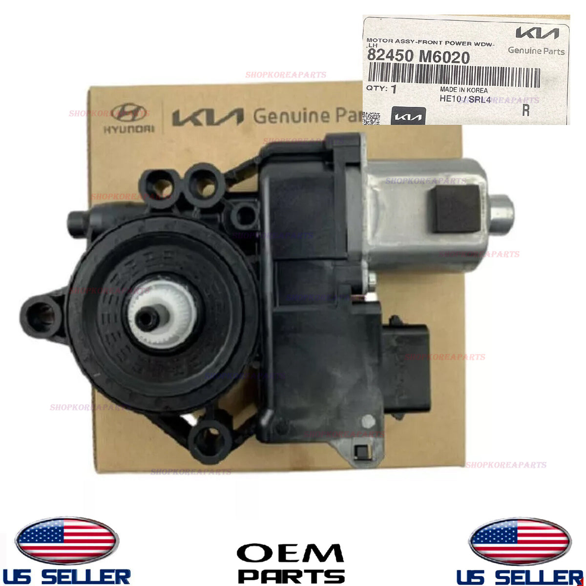 GENUINE OEM Front Left Driver Side Power Window Motor 2019-2021 Kia Forte