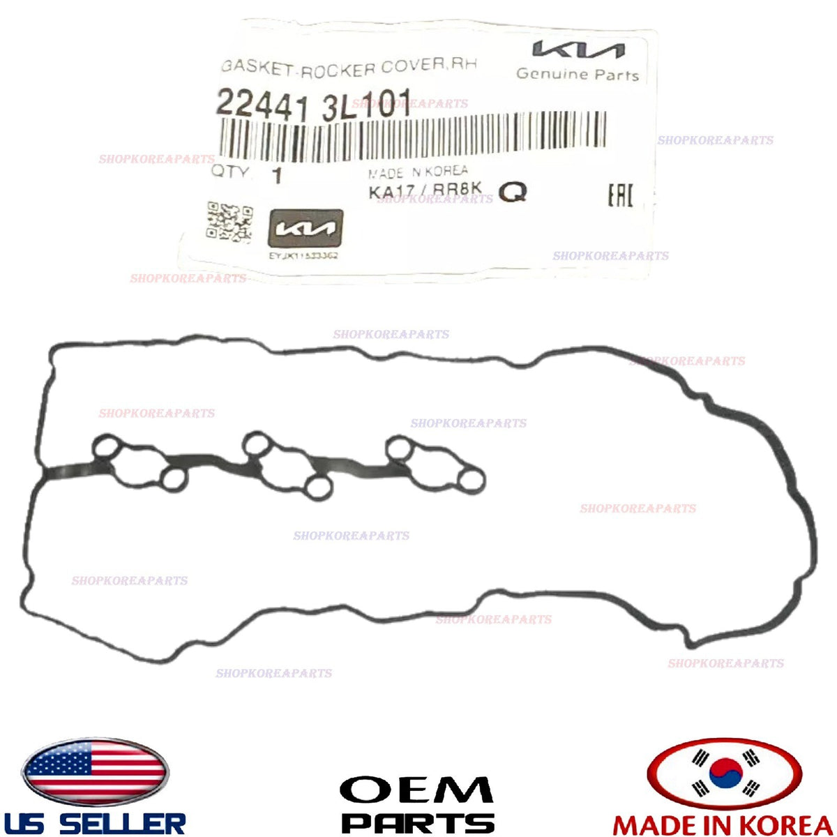GENUINE OEM Valve Cover Gasket RIGHT 3.3L Kia Sorento Sedona Stinger Cadenza