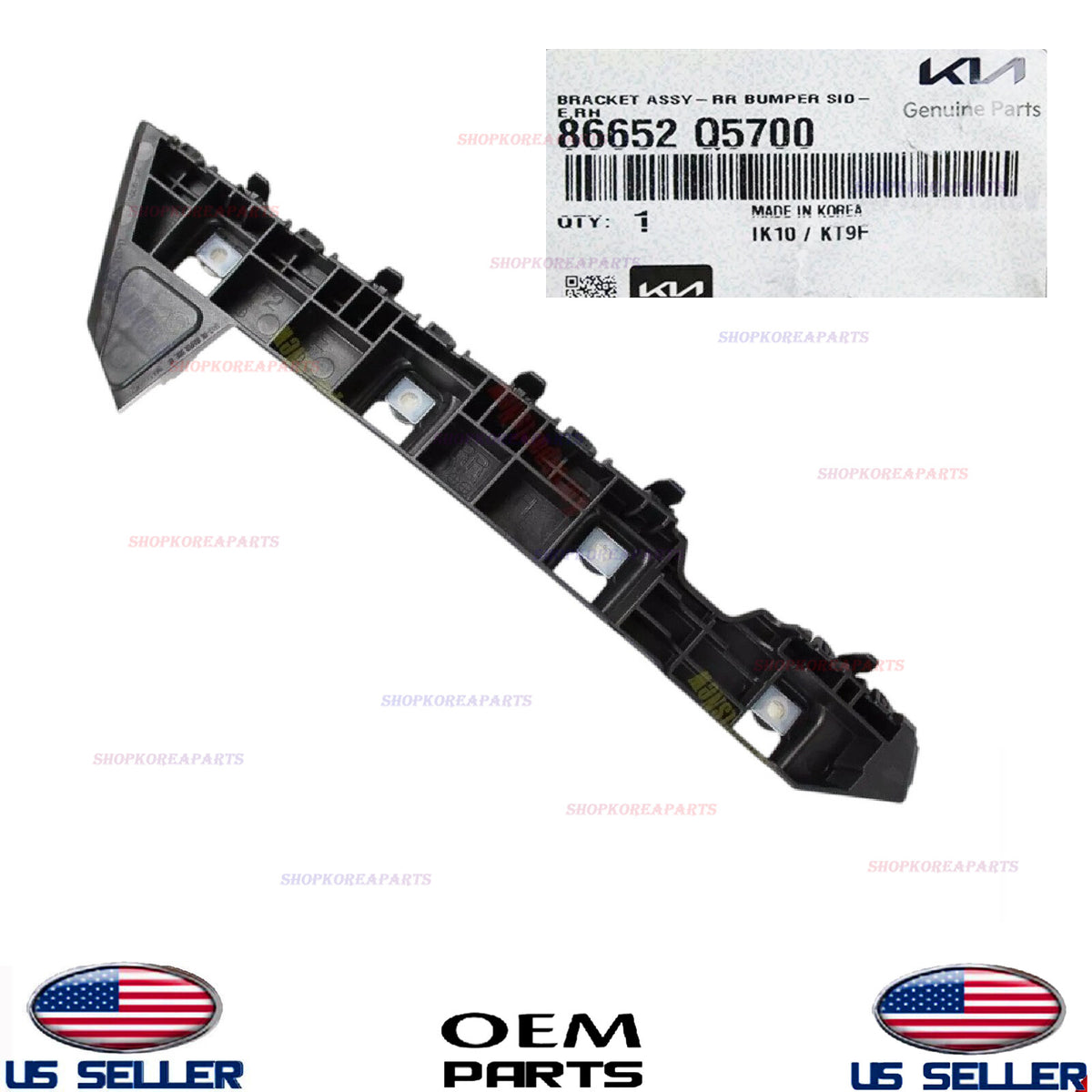 GENUINE OEM Rear Bumper Bracket Right Passenger Side 2024-2025 Kia Seltos