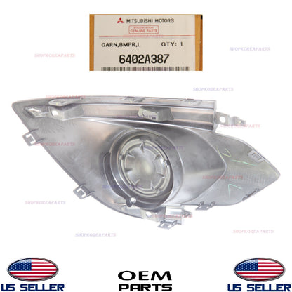 GENUINE Front Bumper Fog Lamp Bezel Cover LEFT ⭐OEM⭐ Mirage Hatchback 2017-2020