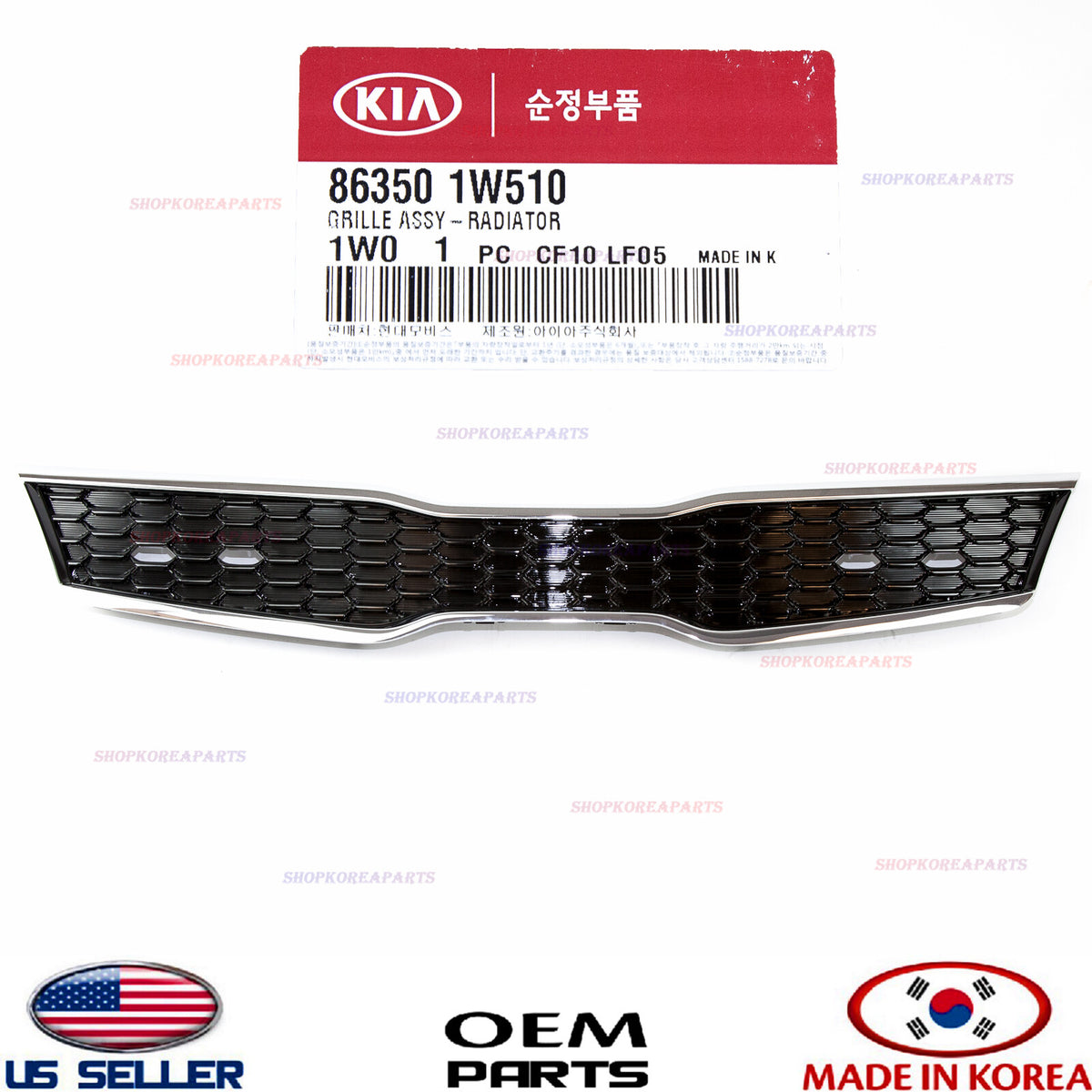 GENUINE Front Bumper Radiator Grille OEM Rio Forte SEDAN 4 door 2016-2017