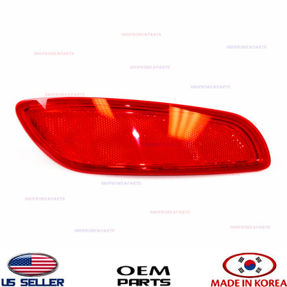 GENUINE Rear Bumper Reflector LEFT Driver Side OEM Hyundai Santa FE 2010-2012