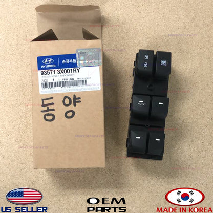 GENUINE Power Window Main Switch Front Left Driver Side OEM Elantra 14-19 "AUTO"