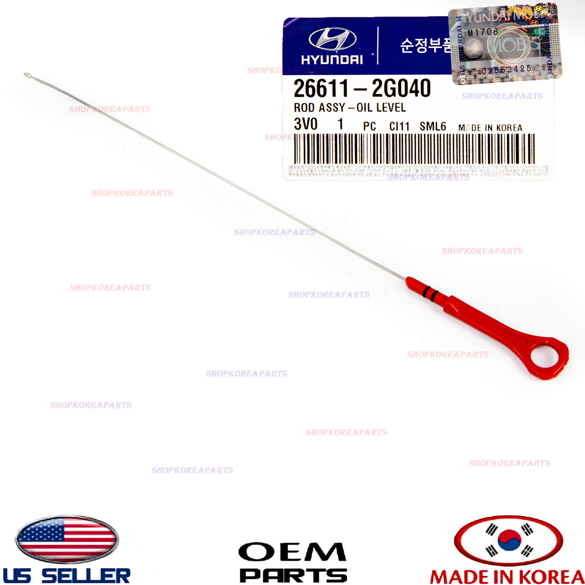 GENUINE OEM Engine Oil Level Dipstick 2014–2020 Hyundai Kia 26611-2G040