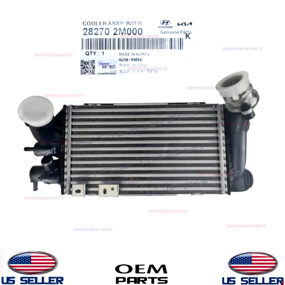 GENUINE OEM Intercooler 2020-2023 Hyundai Sonata 2021-2024 Kia K5 1.6L Turbo