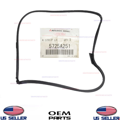 GENUINE OEM Front Left Driver Side Door Weatherstrip Mitsubishi Lancer 2002-2007