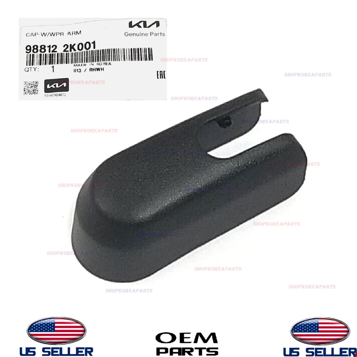 GENUINE REAR Wiper Arm Cap ⭐ Kia Soul Hyundai Accent Kona N *See Compatibility