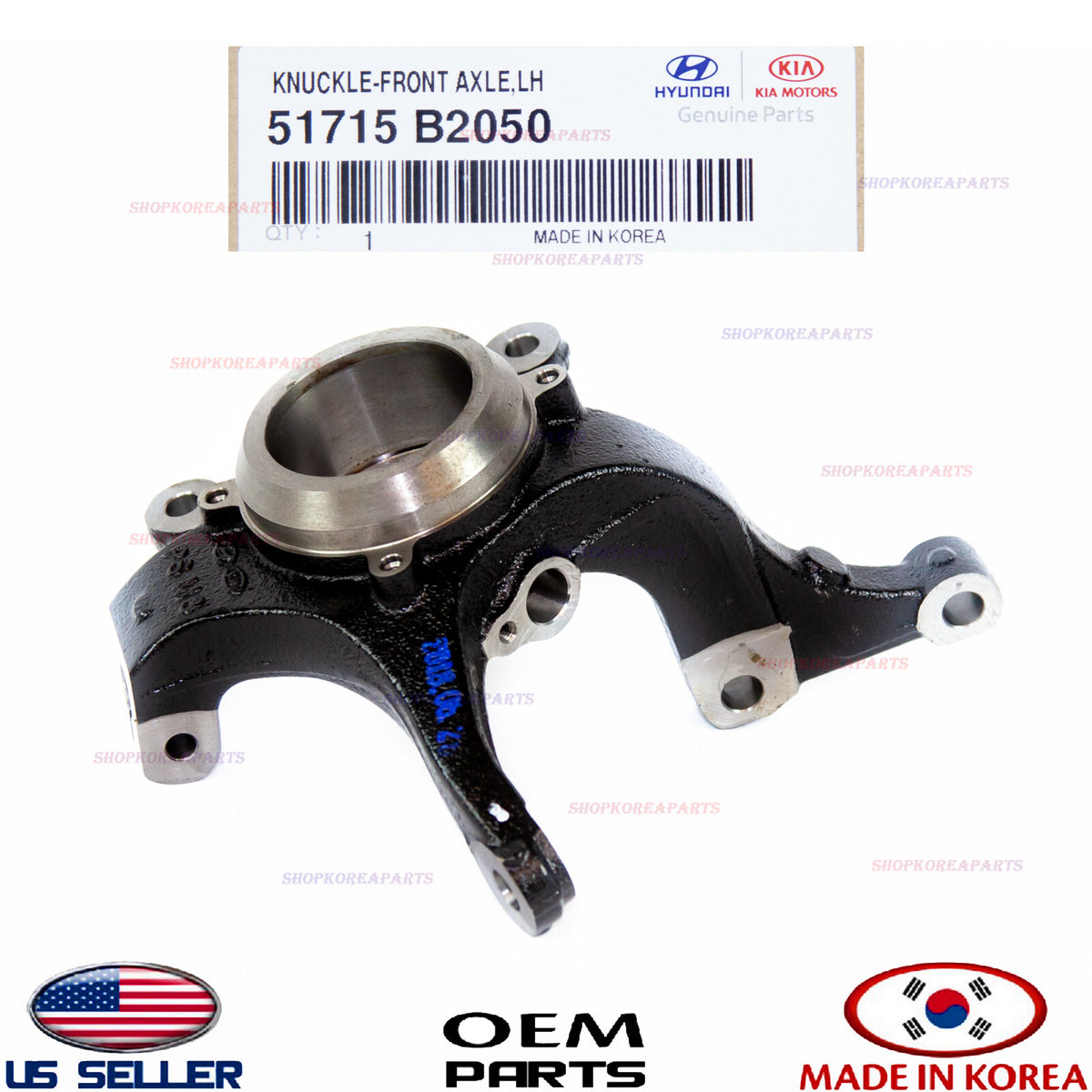 FRONT AXLE KNUCKLE SUSPENSION left DRIVER SIDE ⭐OEM GENUINE⭐ KIA SOUL 2014-2019