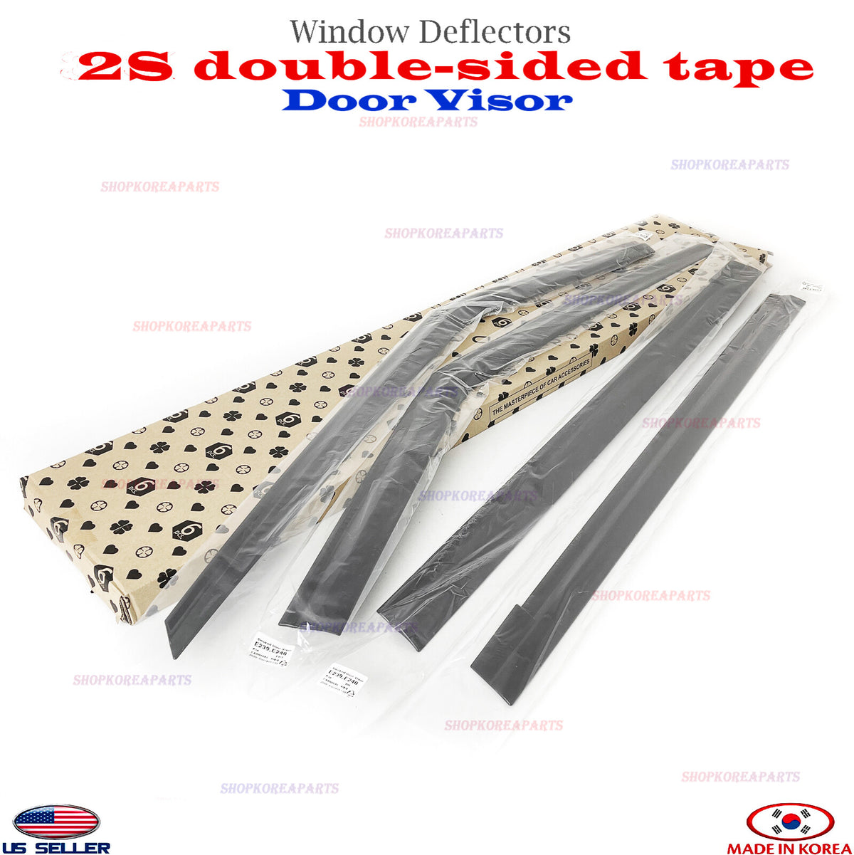 Door Visor Vent Shade Rain Window Guard fits for Kia Carnival 2022-2026 ⭐4pcs⭐