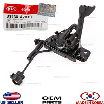 GENUINE Hood Lock Latch Assy ⭐OEM⭐ Kia Forte 2014 2015 2016 81130A7010