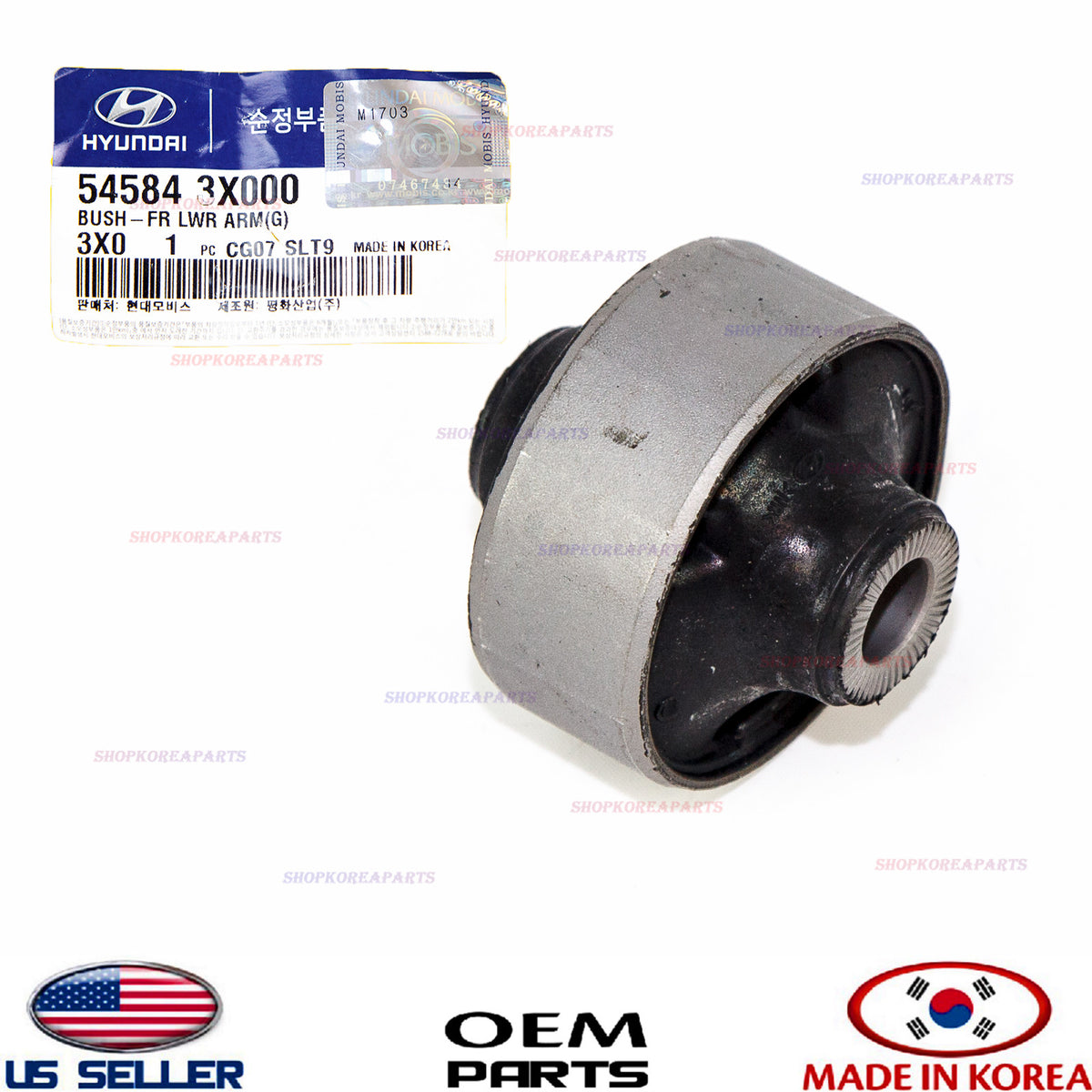 GENUINE OEM Front Lower Control Arm Bushing Accent Elantra Veloster 54584-3X000