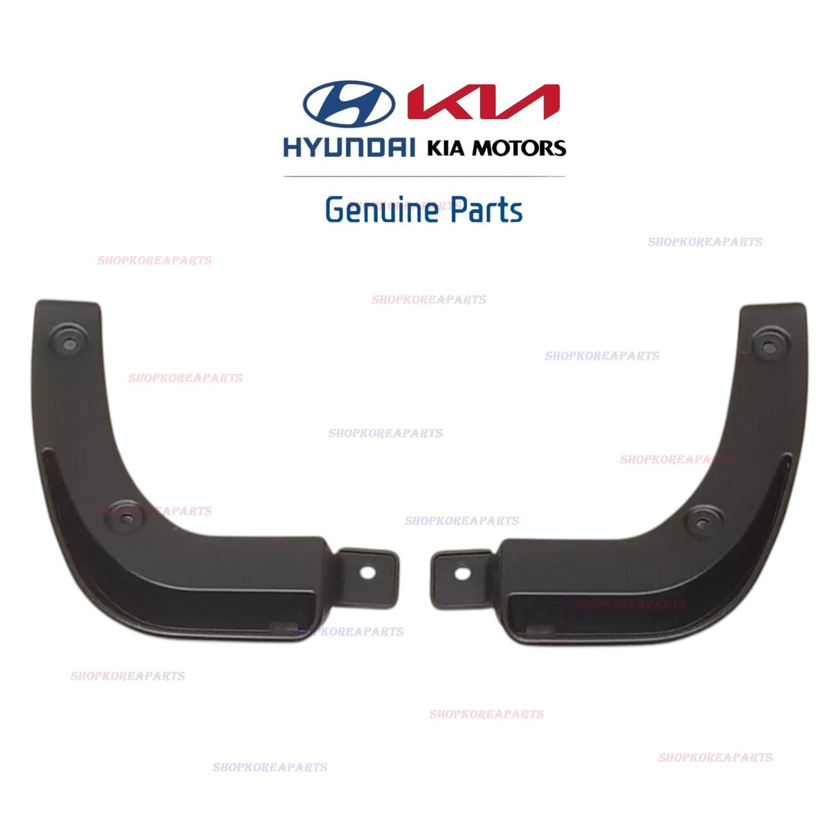 FITS: 11 - 17 KIA RIO 4DR FRONT SPLASH GUARD MUD FLAP SET OEM NEW