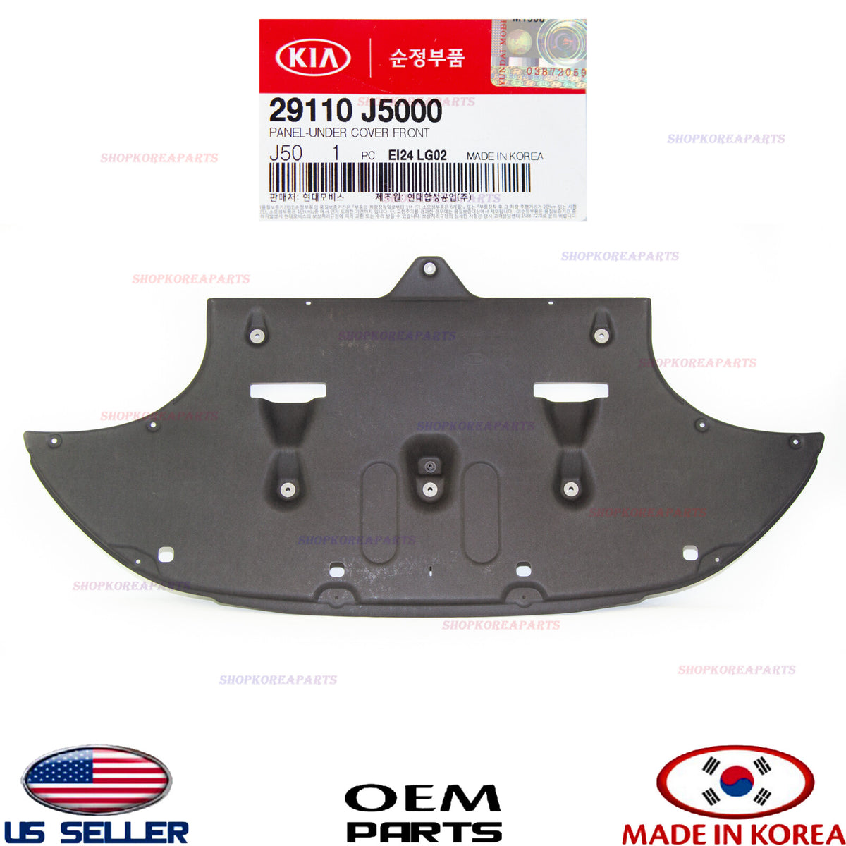 GENUINE Panel Under Cover Engine Front ⭐OEM⭐ KIA STINGER 2.0 2.5 Turbo 2018-2023
