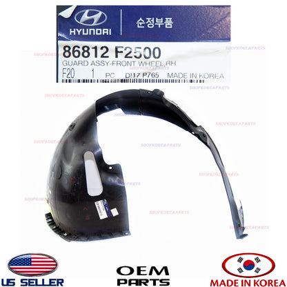 FENDER LINER FRONT right PASSENGER SIDE ⭐OEM⭐ ELANTRA 1.6T SPORT SEDAN 2017-2018