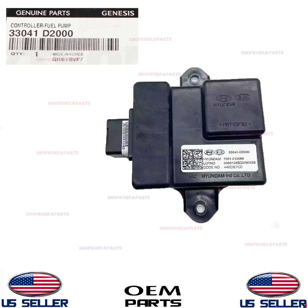 GENUINE OEM Fuel Pump Controller 2015-2020 Genesis G80 G90 K900 33041-D2000