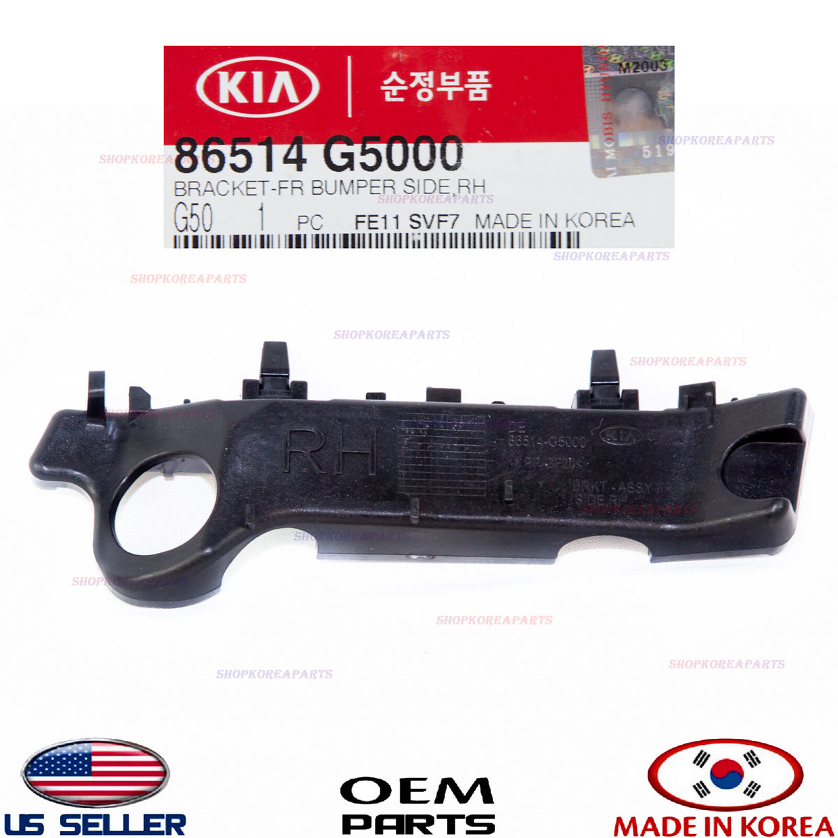 GENUINE Bumper Front Bracket Mounting RIGHT Passenger Side ⭐ KIA NIRO 2017-2022