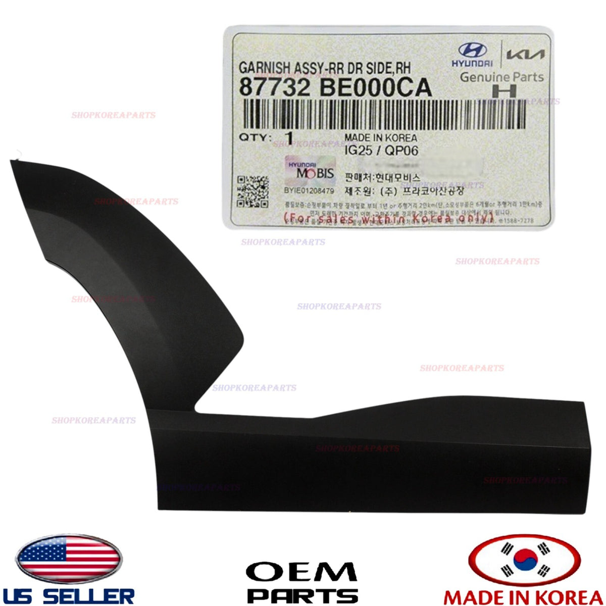 GENUINE Rear Door Lower Molding RIGHT Passsenger ⭐OEM⭐ Hyundai Kona 2024-2026