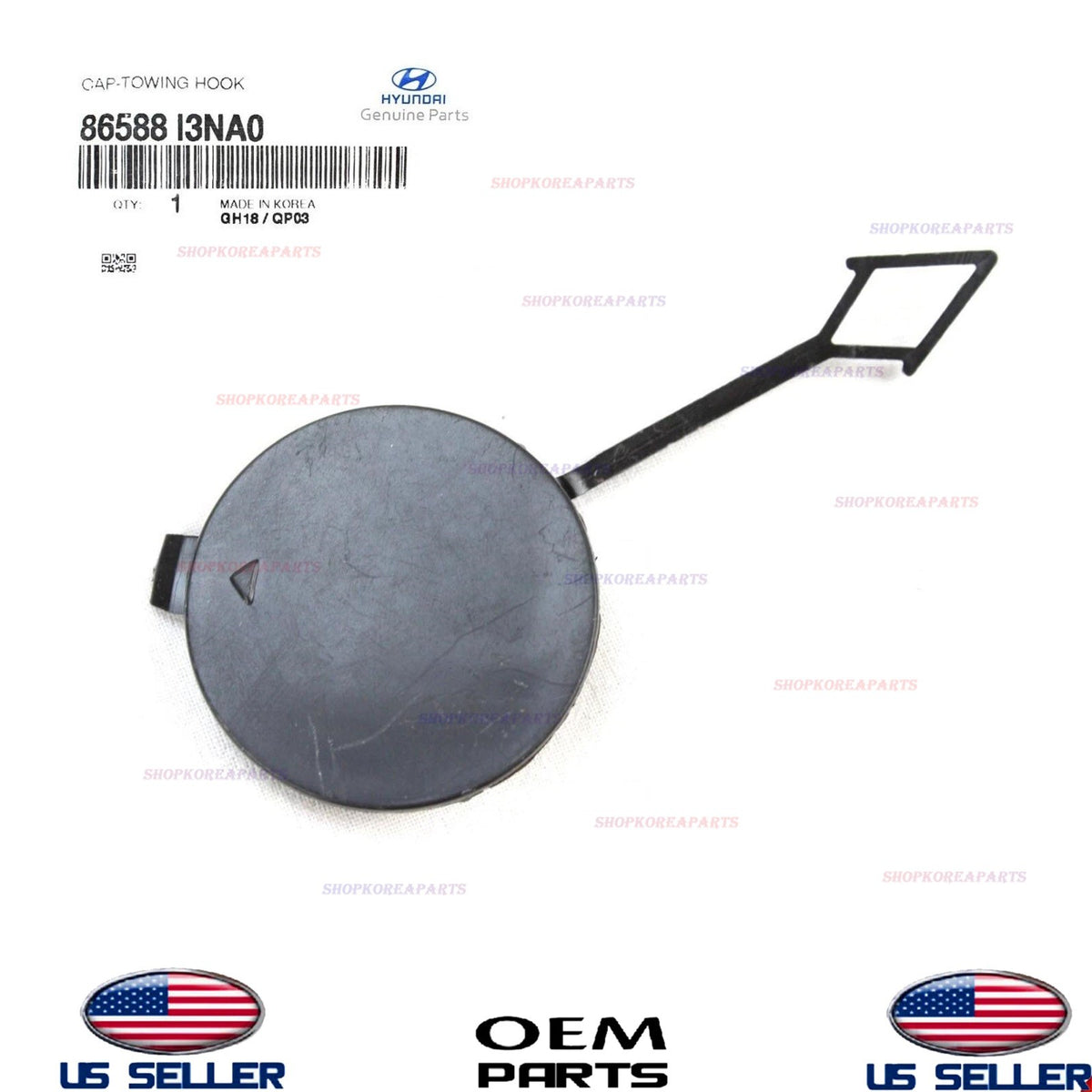 GENUINE OEM Tow Eye Cap 2022-2023 Hyundai Kona N 86588-I3NA0