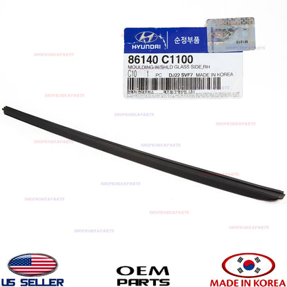 GENUINE Front Windshield Pillar Molding Passenger Side Outer OEM Sonata 2015-19