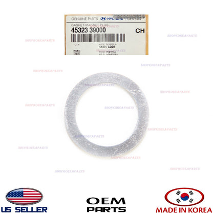 Auto Transmission Drain Plug Magnet Gasket OEM HYUNDAI KIA *See Compatibility