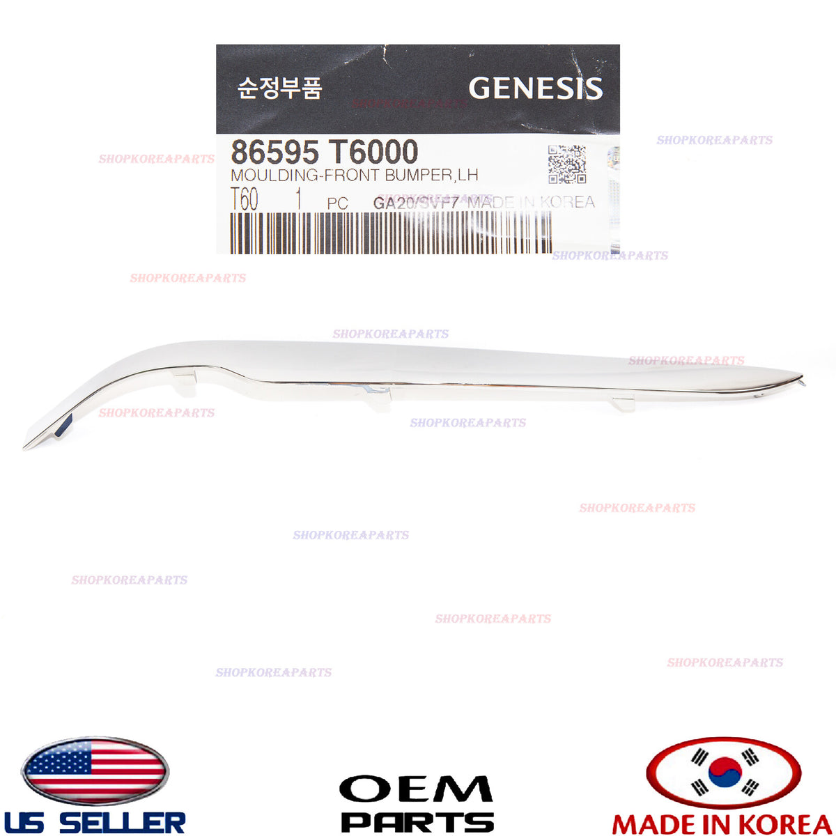 GENUINE Front Bumper Lower Molding LEFT Driver Side OEM⭐ GENESIS GV80 2021-2024