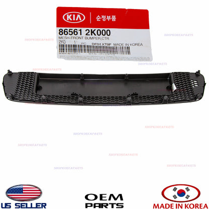 GRILLE LOWER RADIATOR CENTER BUMPER GENUINE!!! KIA SOUL 2010-2011 865612K000