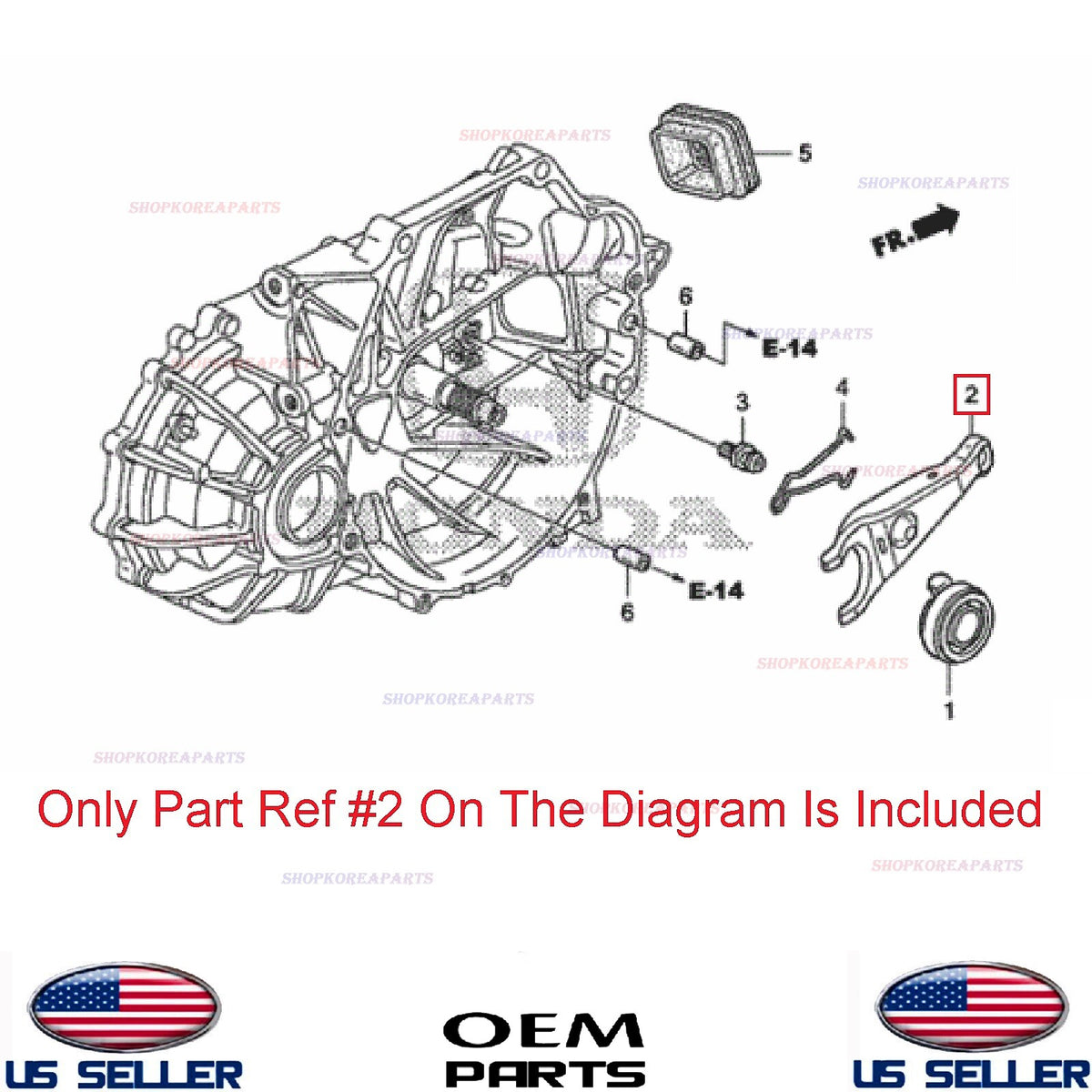 GENUINE OEM Clutch Release Fork Manual T/M  Honda Acura 02-22 *See Compatibility