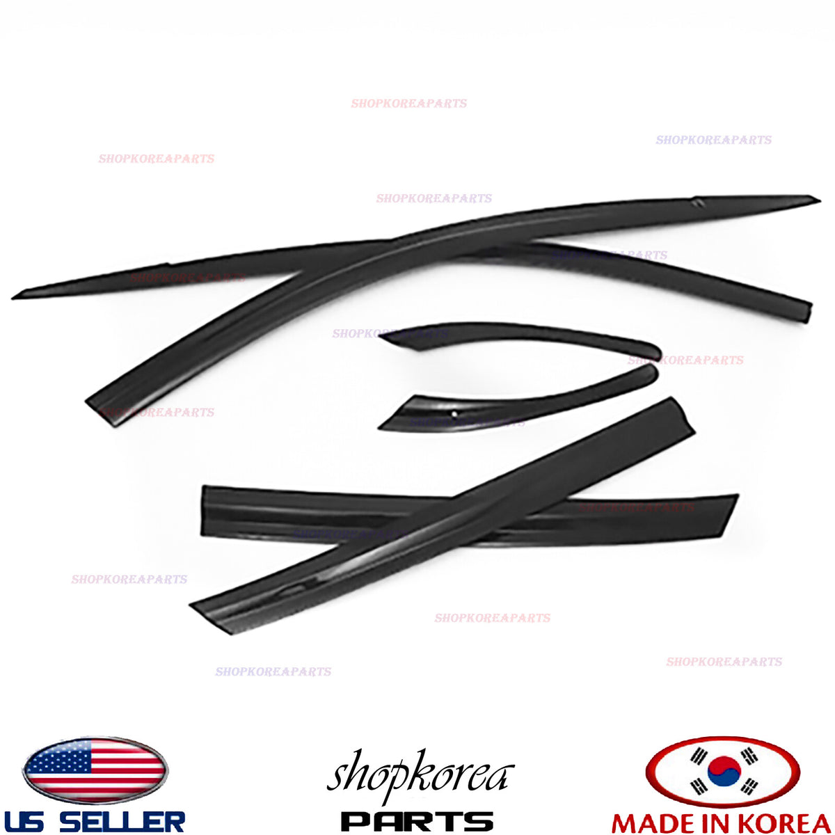 Window Door Visor Vent Shade Rain Guard OUTSIDE 2020-2023 Hyundai Kona N