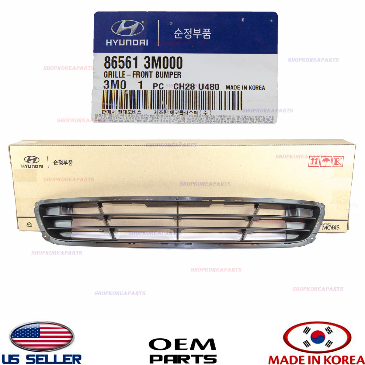 ✅GENUINE✅ OEM Lower Bumper Grill Center OEM 2009-2010 Hyundai Genesis Sedan