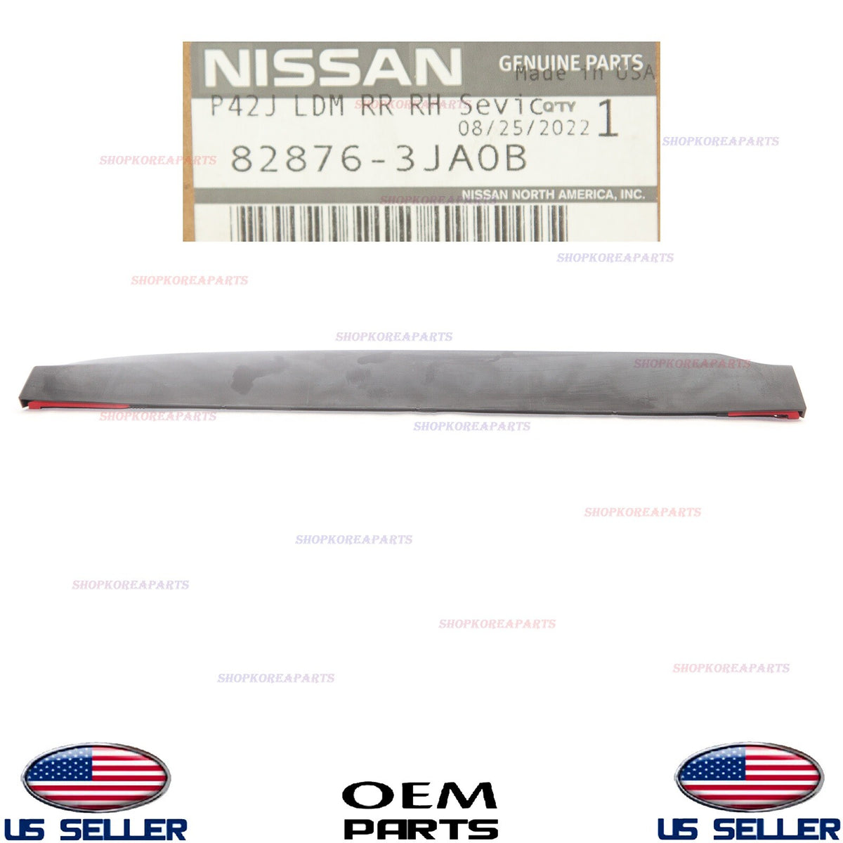GENUINE Rear Door Molding Lower RIGHT Passenger Side ⭐OEM⭐ JX35 XQ60 2014-2015