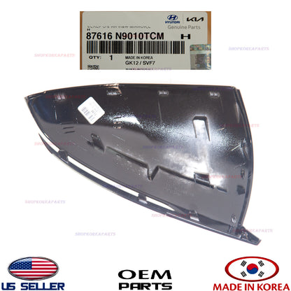 GENUINE OEM Black Left Driver Side Outside Mirror Cover 2022–2025 Hyundai Tucson