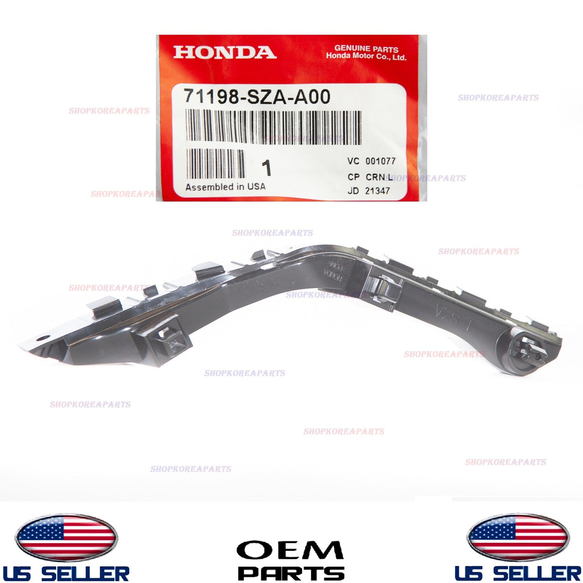 GENUINE Front Bumper Bracket LEFT Driver Side ⭐OEM⭐ Honda Pilot 2009-2015
