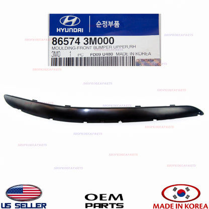 MOULDING FRONT BUMPER UPPER right PASSENGER SIDE ⭐OEM⭐ GENESIS SEDAN 2009-2014