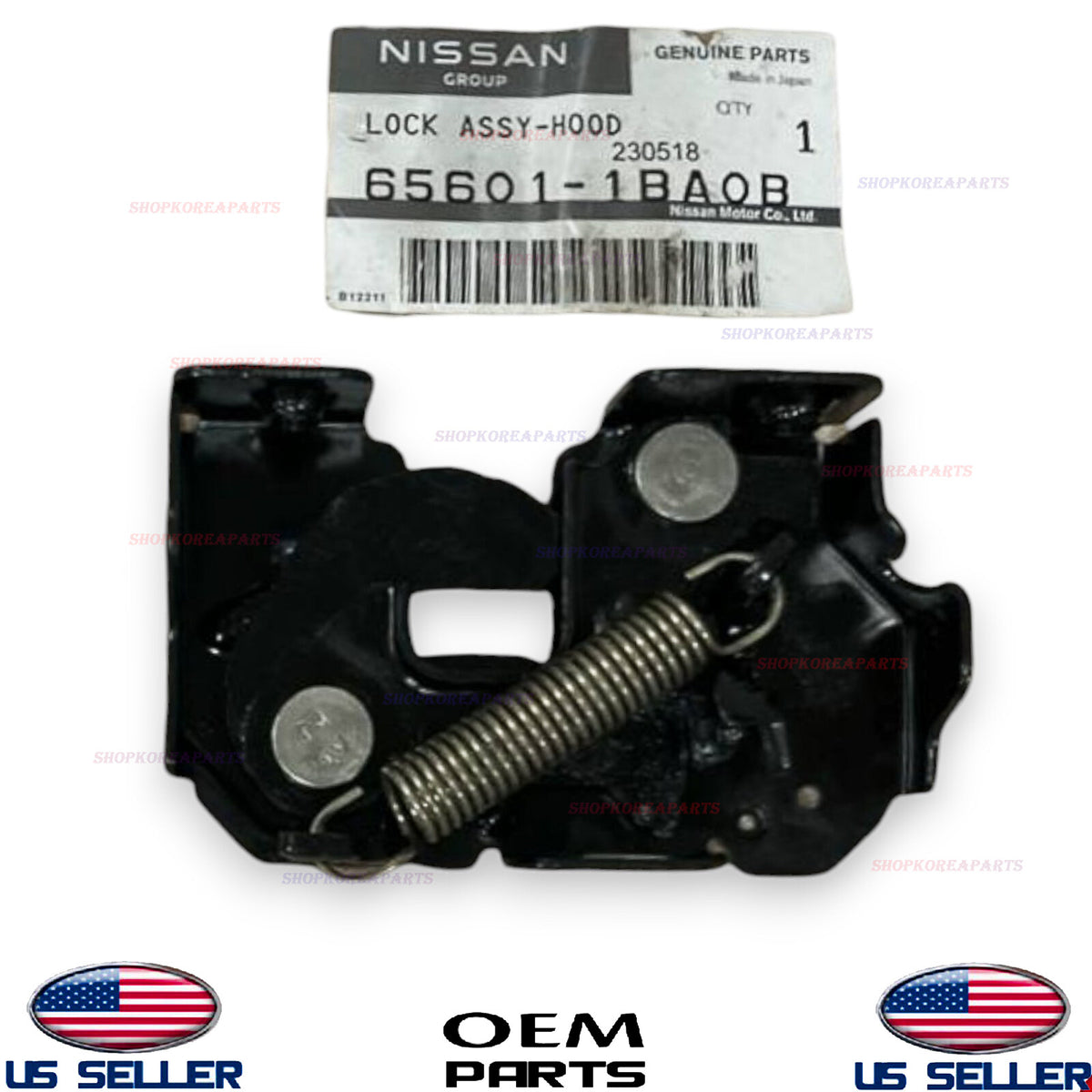 GENUINE Hood Lock Latch LEFT Driver Side ⭐OEM⭐ INFINITI *See compatibility