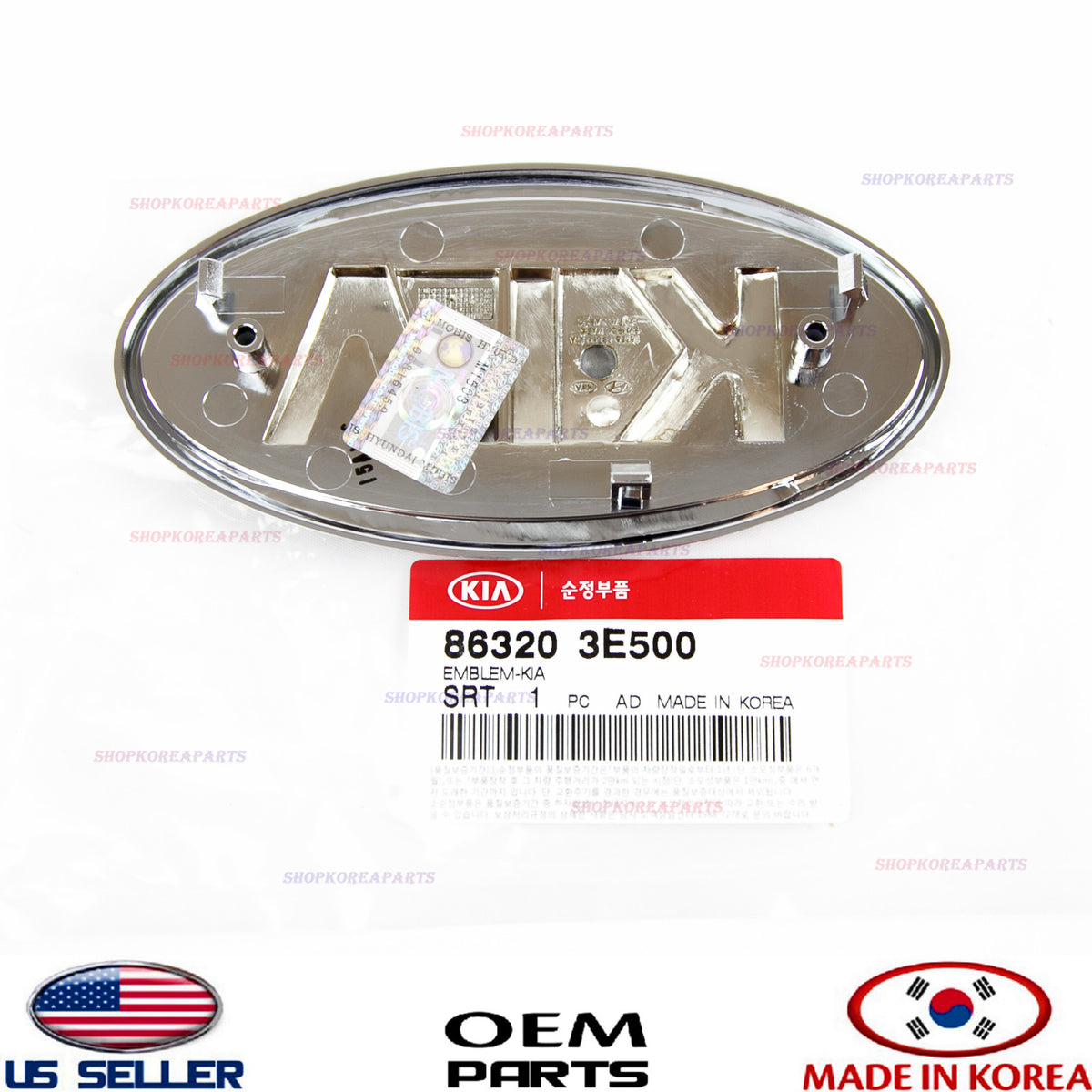 GENUINE Front Grille Emblem -KIA- OEM Optima 2009-2010 / Rondo Sorento 2007-2014