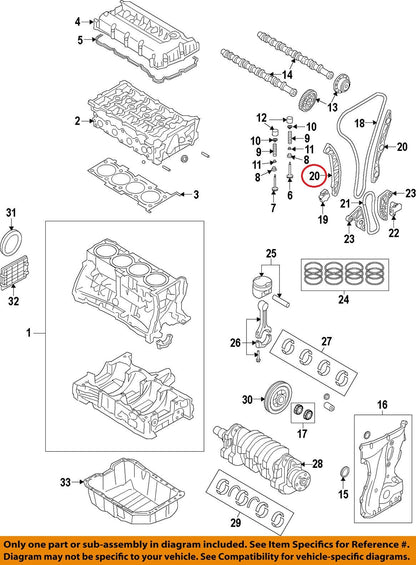 GENUINE Timing Chain Guide Tensioner Arm HYUNDAI KIA 2.0-2.4L *See compatibility