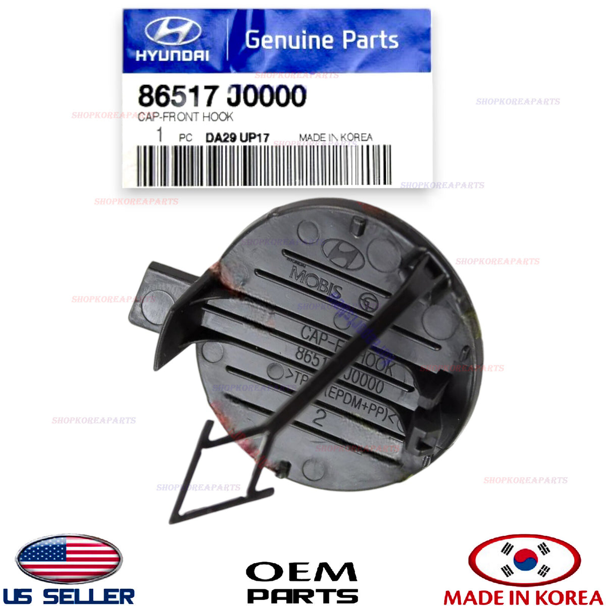 ✅GENUINE✅ Front Bumper Tow Eye Hook Cap Cover ⭐OEM⭐ Hyundai Accent 2018-2022