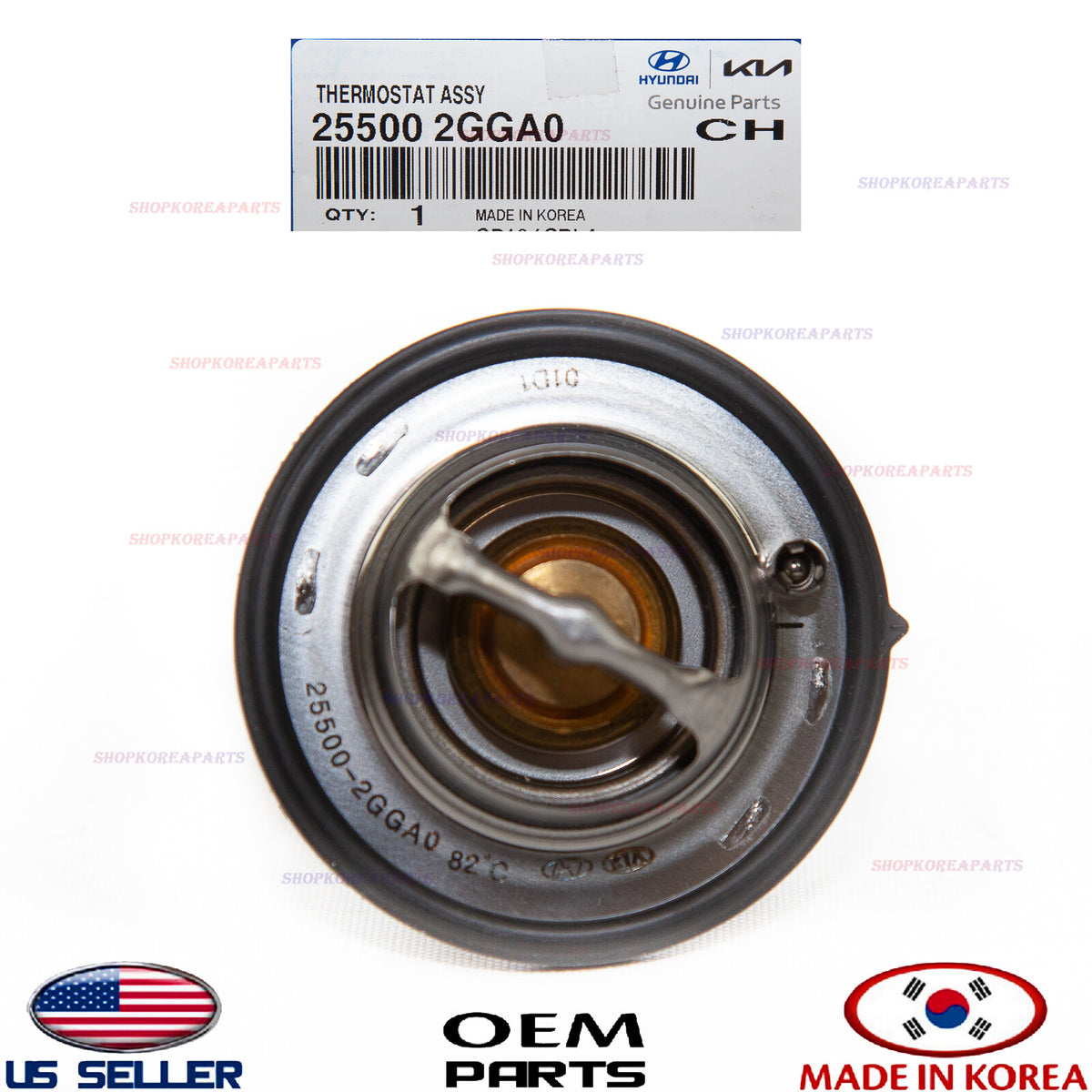 GENUINE Engine Coolant Thermostat ⭐OEM⭐ HYUNDAI KIA 2.4L *See compatibility