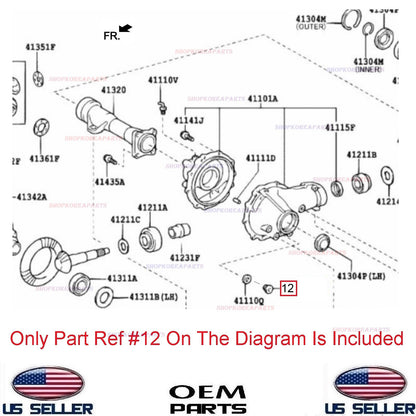 GENUINE Front Differential Drain Plug ⭐OEM⭐ Toyota Lexus *See Compatibility