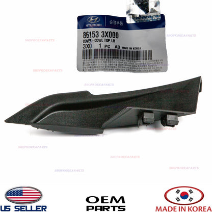 GENUINE Сowl Сover Top Outer Left Driver Side OEM Hyundai Elantra 2011-2016