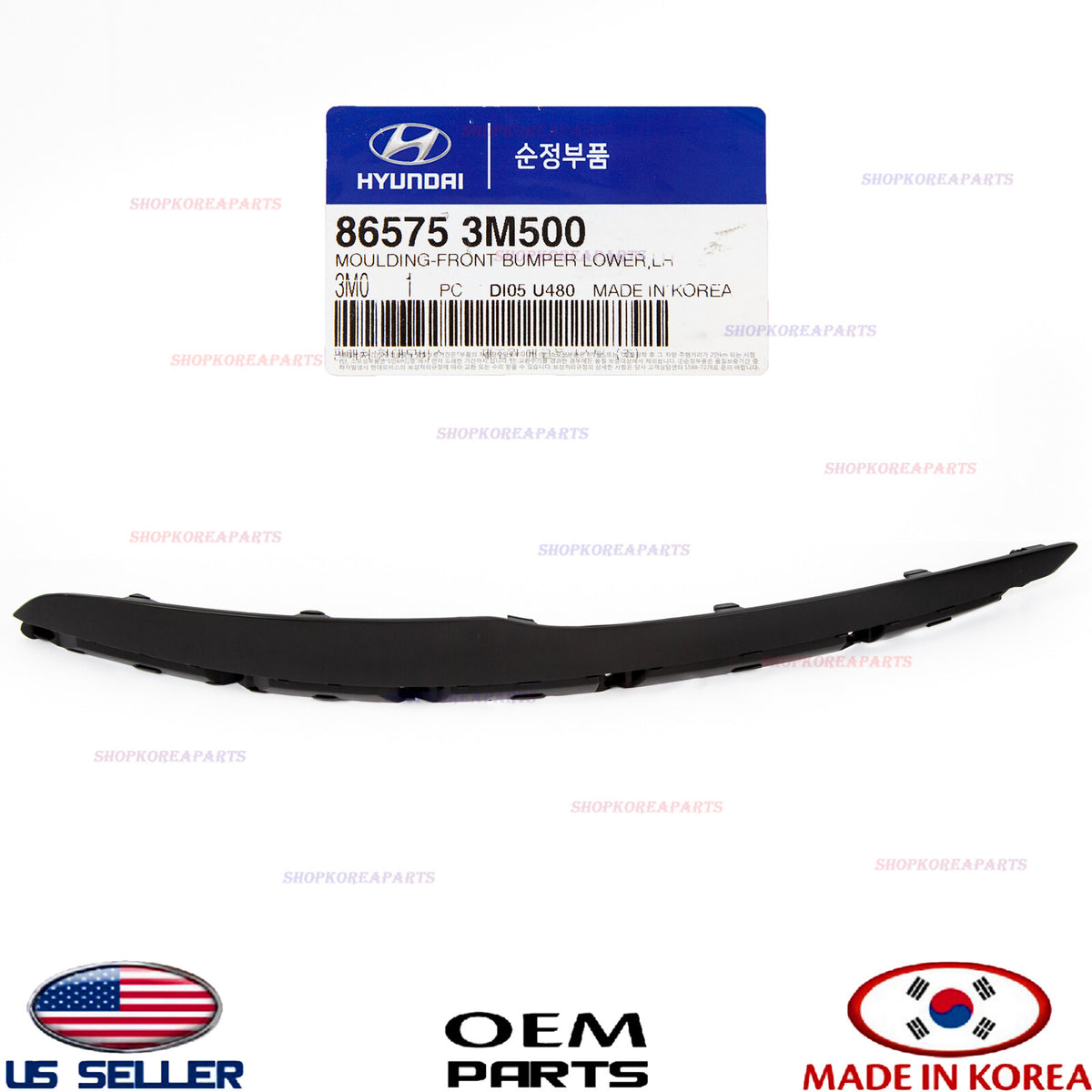 GENUINE Front Bumper Lower Molding LEFT Driver Side OEM Genesis SEDAN 2012-2014