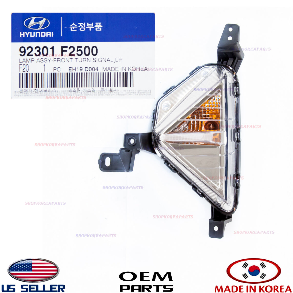 LAMP FRONT TURN SIGNAL LEFT ⭐GENUINE⭐ HYUNDAI ELANTRA SEDAN 2019-2020