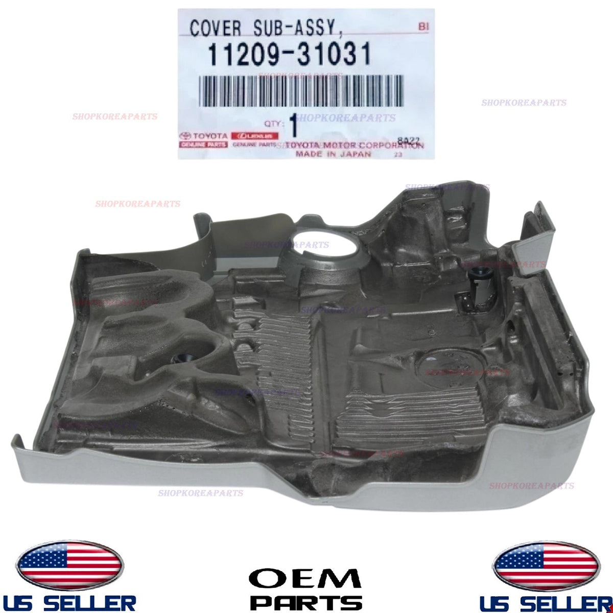 GENUINE OEM V-6 Engine Cover Sub-Assembly 2005-2011 3.5L Toyota Avalon and Camry