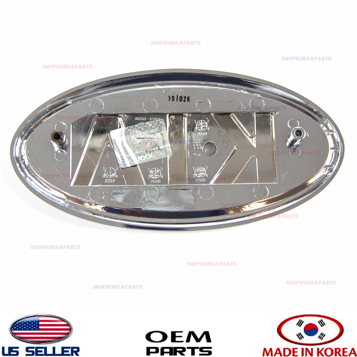 NAMEPLATE EMBLEM MARK LOGO FRONT GRILLE GENUINE! KIA SPORTAGE 06-2010 863531F021