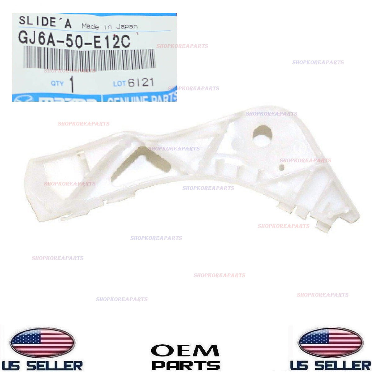 GENUINE OEM Bumper Front Bracket Mounting LEFT Driver Side 2003-2008 Mazda 6