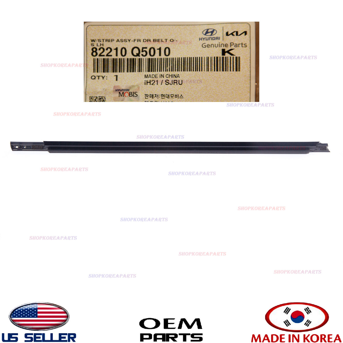 GENUINE Outside Weatherstrip Front Door LEFT Driver Side ⭐OEM⭐ Seltos 2021-2025