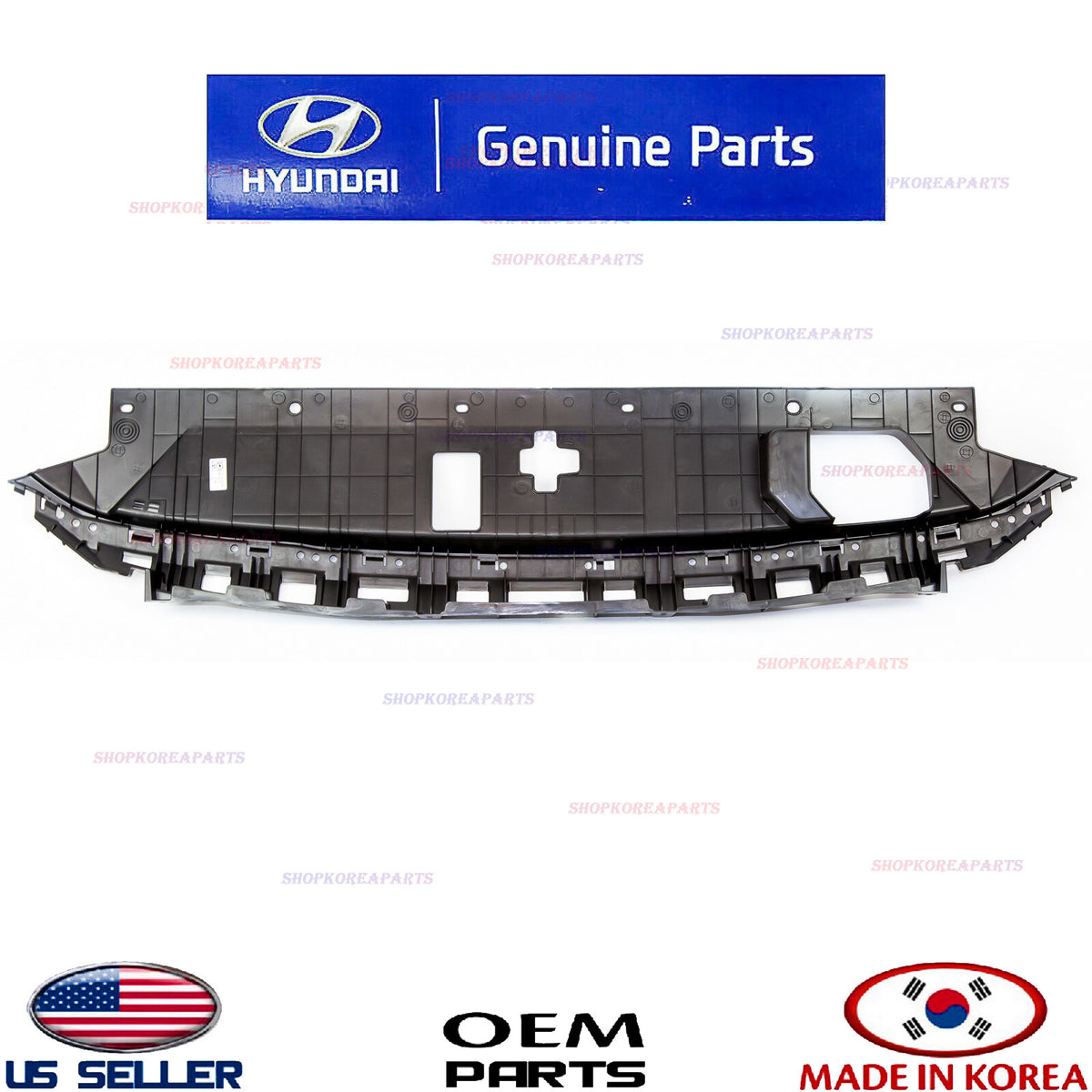 GENUINE Upper Grille Closing Plate Sight Shield OEM Latch Cover SANTA FE 2019-20