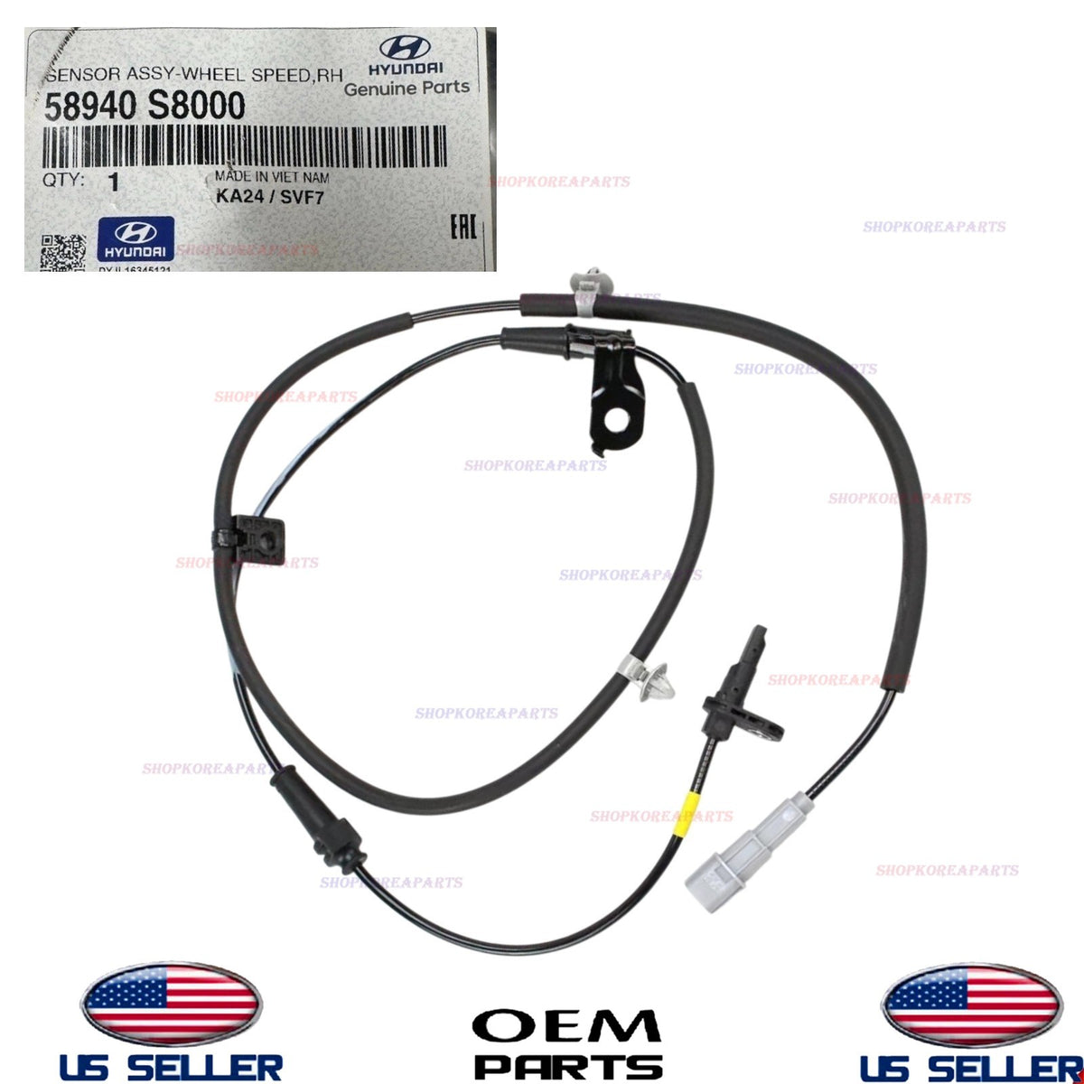 GENUINE ABS Wheel Speed Sensor Front RIGHT Passenger 2020-2025 Hyundai Palisade