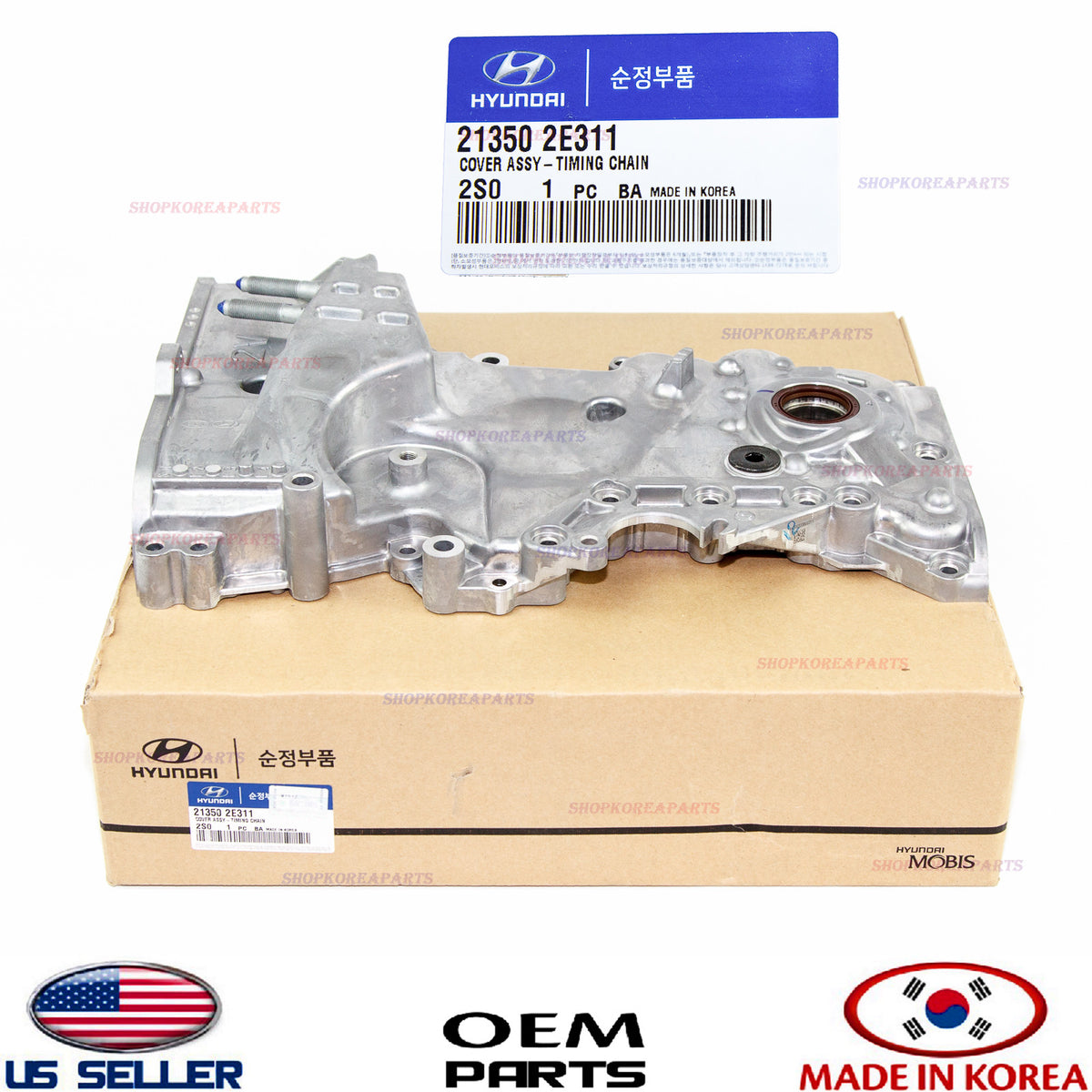 GENUINE EngineTiming Chain Cover Front OEM TUCSON SOUL 2.0L 2014-2019